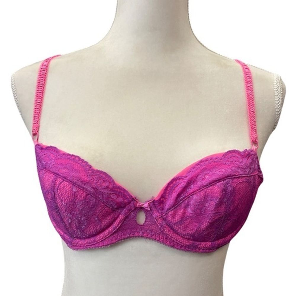 Victoria’s Secret Lace Balconette Bra - Size 34B